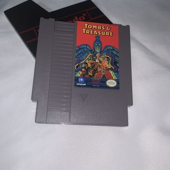 Vintage Video Game Tombs & Treasure (Nintendo NES 1991) Authentic Collectible - Picture 6 of 10